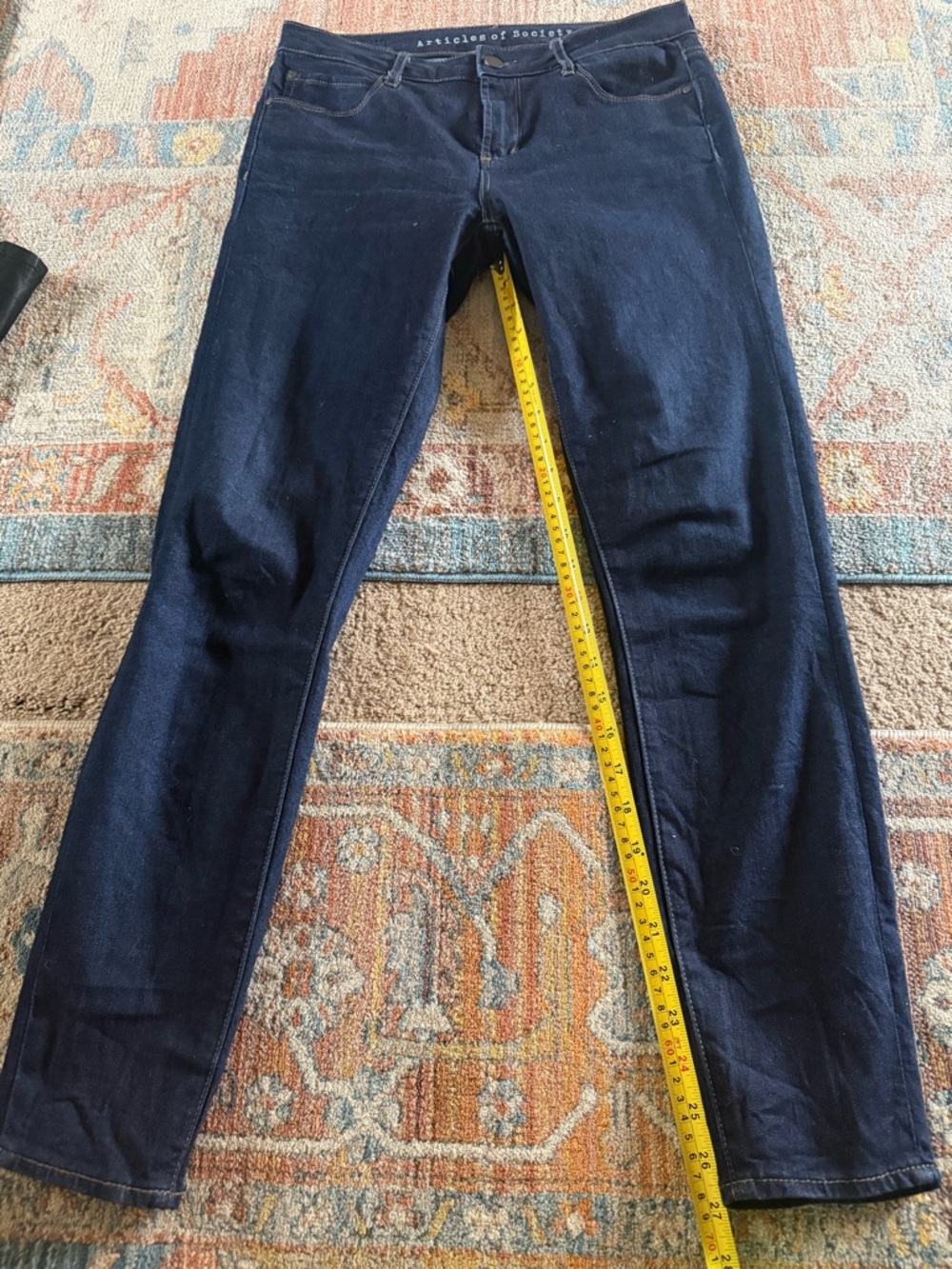 Articles of Society Deep Indigo Stretch Skinny Jeans